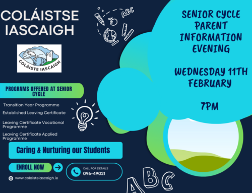 Senior Cycle Information Evening